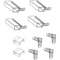 Prime-Line Screen Frame Kit, 7/16 in. x 3/4 in. x 36 in. x 36 in., Aluminum, Mill (1 Kit) MP8239 - alternate 2